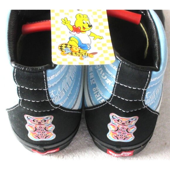 Vans x Haribo Men's Sk8-Hi Black Blue Multi Striped Canvas shoes Size 13 NIB - Picture 1 of 5